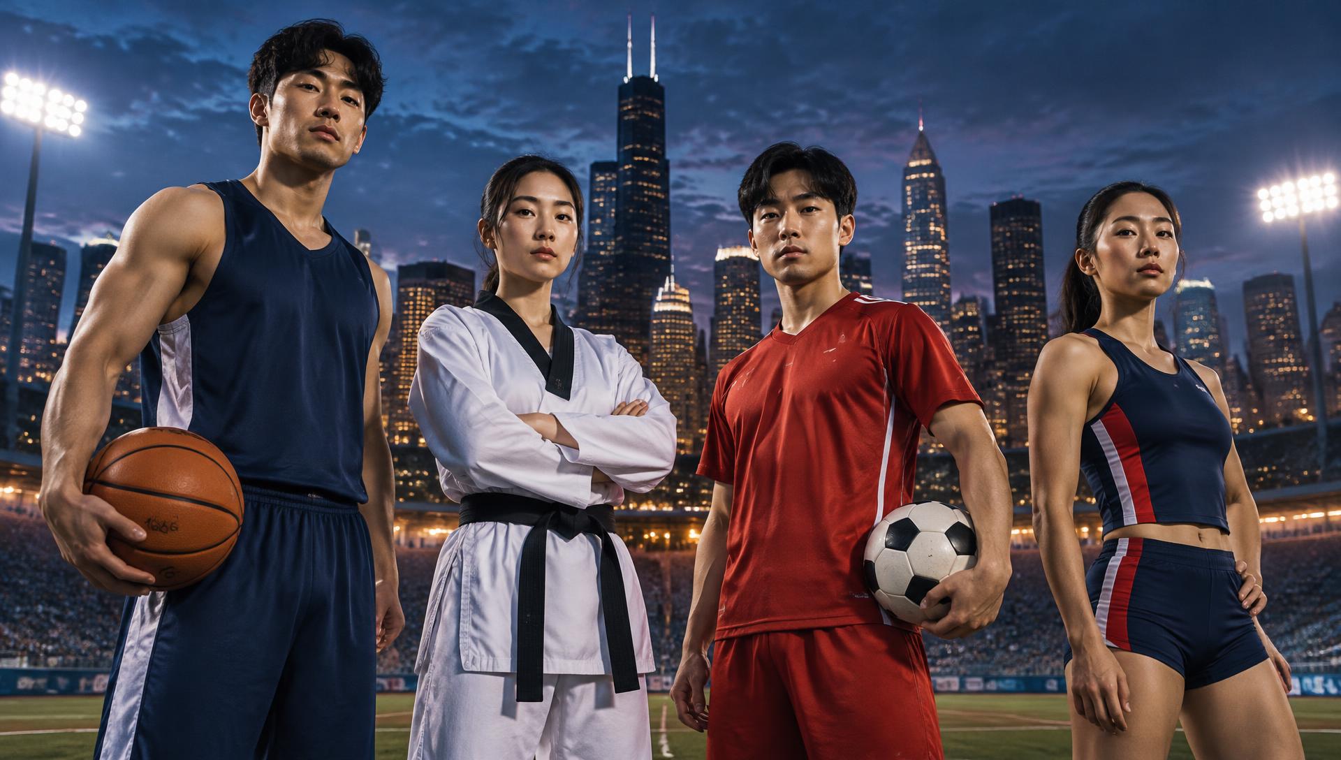 Team Chicago athletes